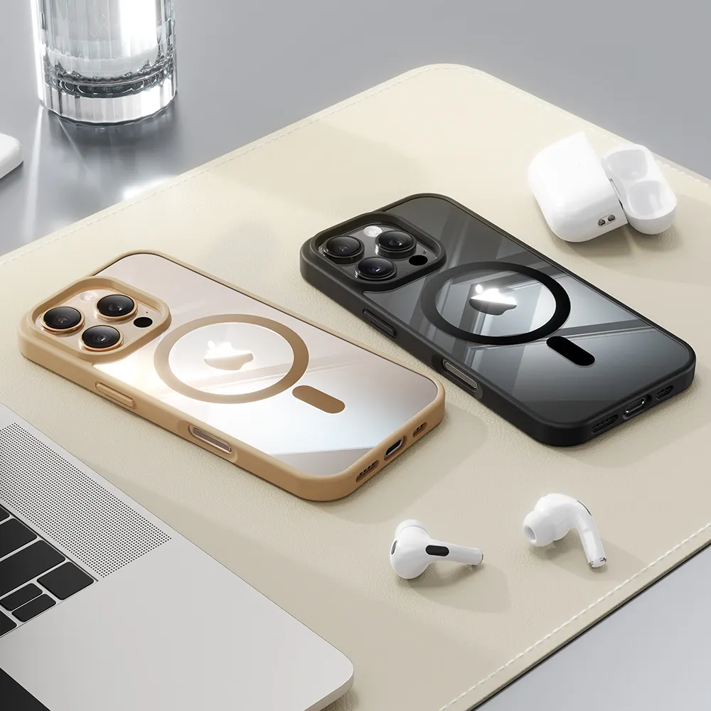 YEETPLANET Magnetic Transparent iPhone Case for iPhone 16 Pro Max