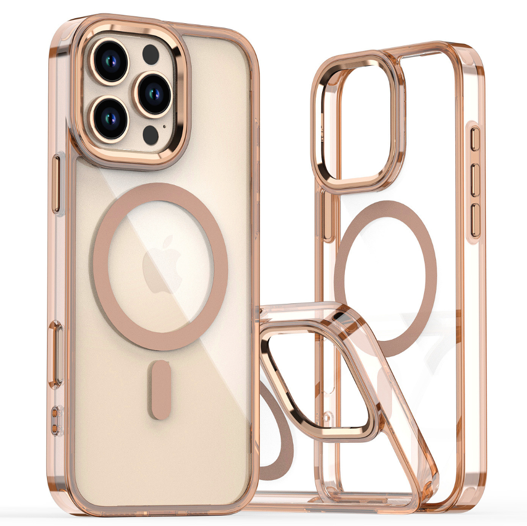 YEETPLANET Magnetic Transparent iPhone Case for iPhone 16 Pro Max