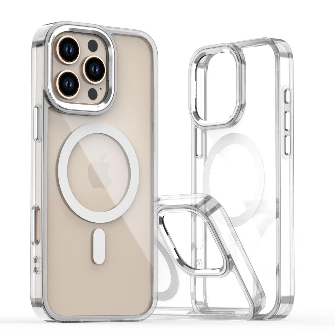 YEETPLANET Magnetic Transparent iPhone Case for iPhone 16 Pro Max