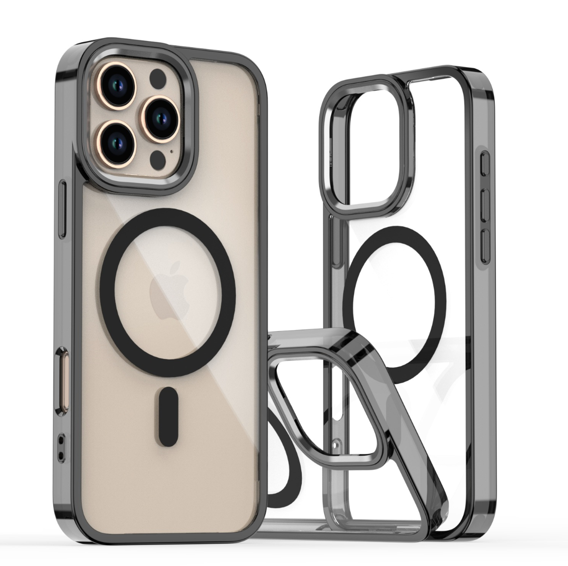 YEETPLANET Magnetic Transparent iPhone Case for iPhone 16 Pro Max