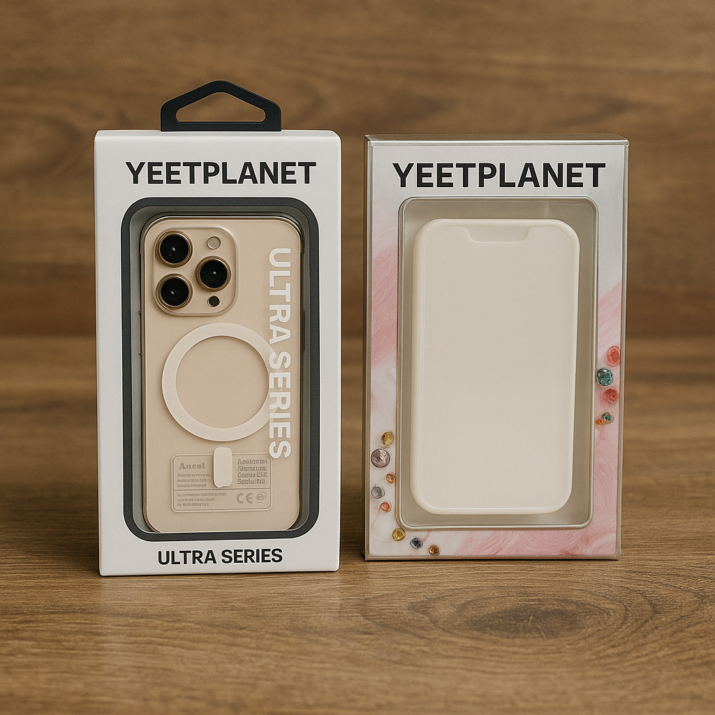 YEETPLANET Magnetic Transparent iPhone Case for iPhone 16 Pro Max